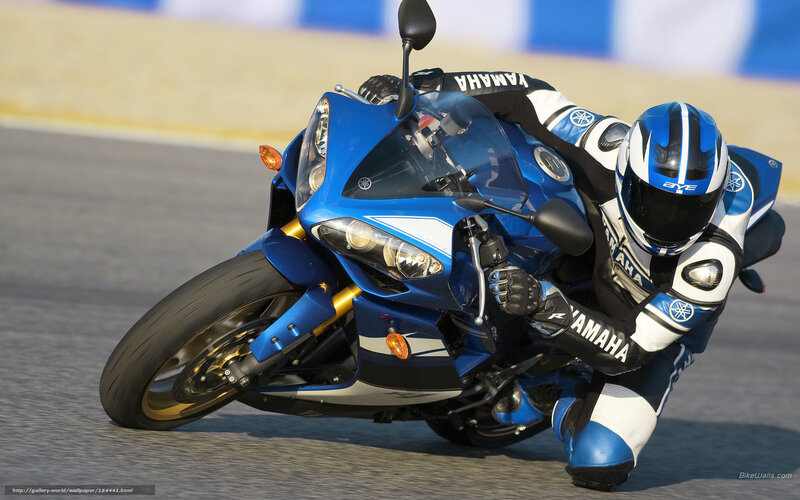 Racing Motorcyclist — Blue, Dynamic, Afternoon, Photograph, Motorcycle, Racer, Track