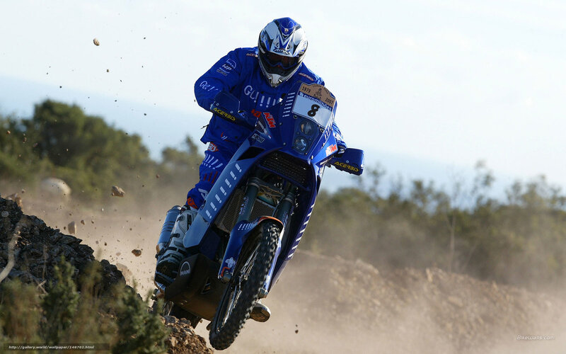 Racing Motorcyclist — Blue, Dynamic, Afternoon, Photograph, Motorcycle