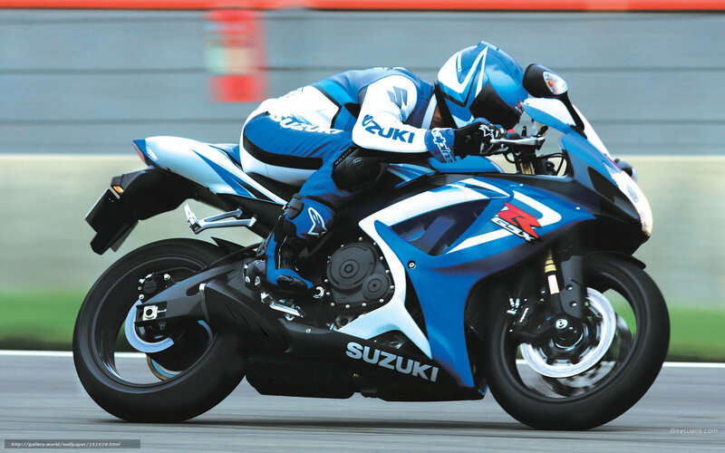 Racing Motorcyclist — Blue, Dynamic, Photograph, Motorcycle, Racer