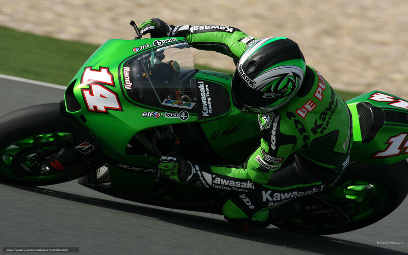 Racing Motorcyclist — Green, Dynamic