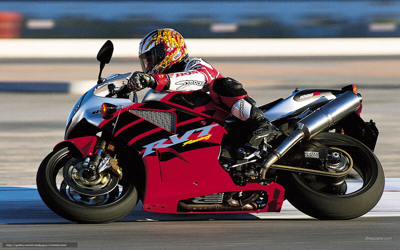 Racing Motorcyclist — Red, Dynamic, Afternoon, Photograph, Motorcycle, Helmet, Track