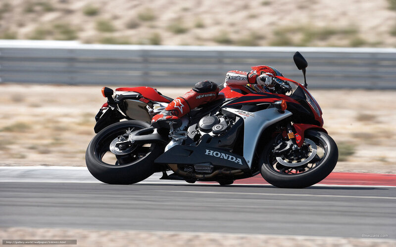 Racing Motorcyclist — Red, Dynamic, Afternoon, Photograph, Motorcycle, Racer