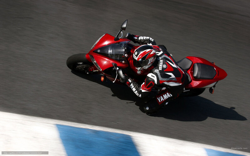 Racing Motorcyclist — Red, Dynamic, Afternoon, Photograph, Motorcycle, Racer, Track