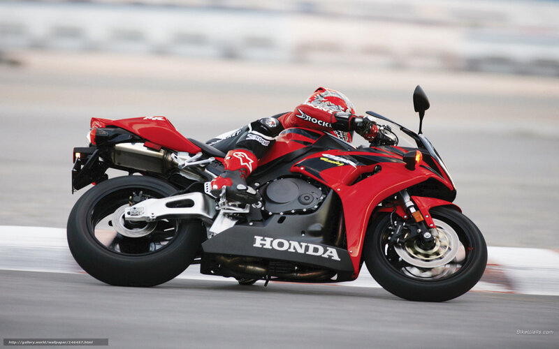 Racing Motorcyclist — Red, Dynamic, Photograph, Motorcycle