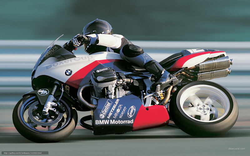 Racing Motorcyclist — Red, Dynamic, Photograph