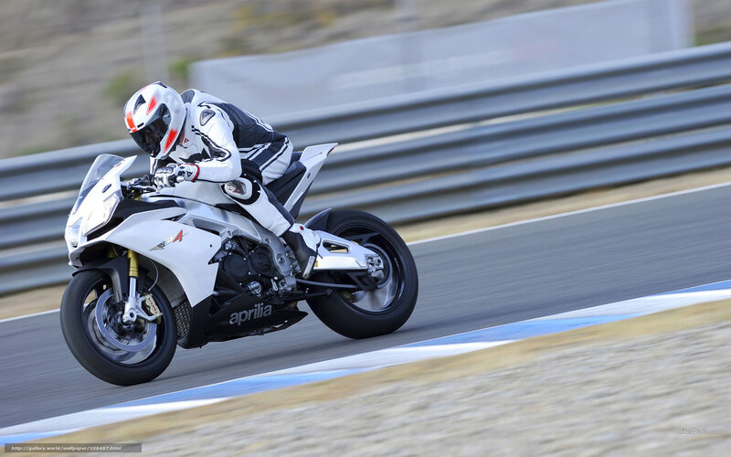 Racing Motorcyclist — White, Dynamic, Afternoon