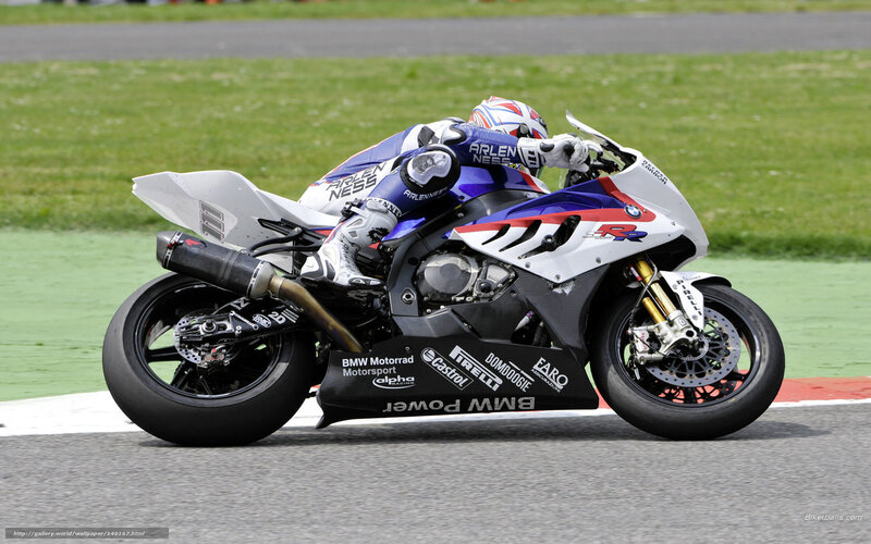 Racing Motorcyclist — White