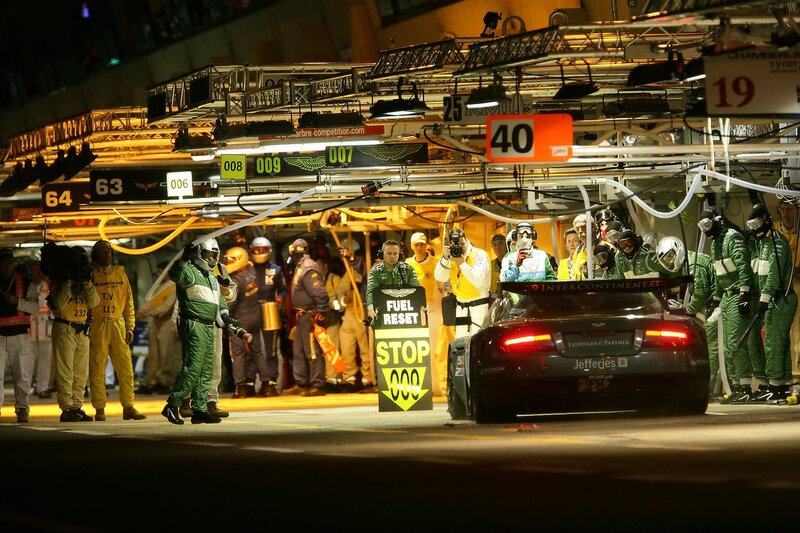 Racing Team at Pit Stop — Black