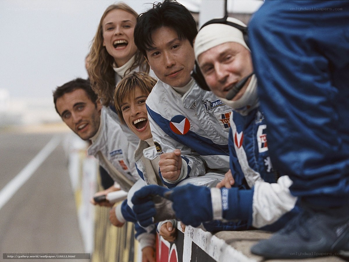 racing team celebration