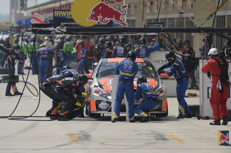 Racing Team Pit Stop — Blue