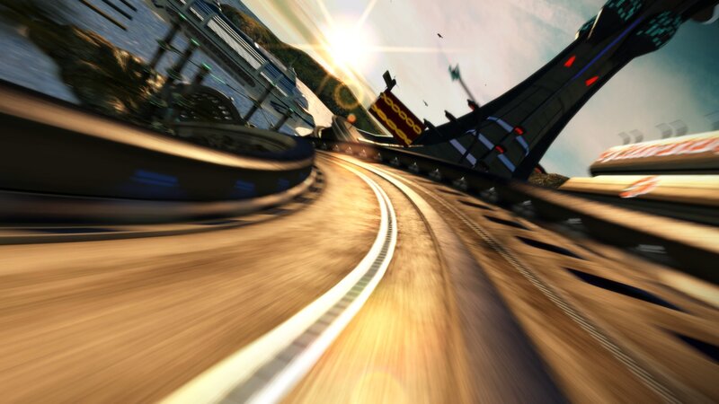Racing Track in Motion