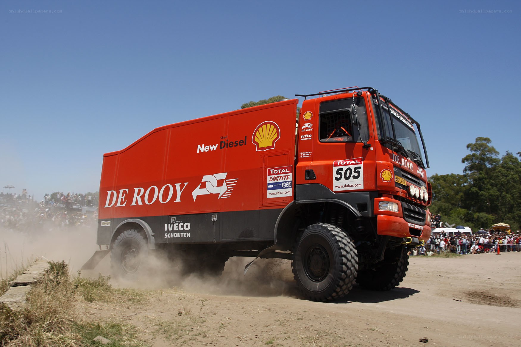 Racing truck at Dakar Rally