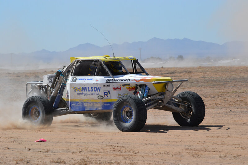 Racing Truck in Desert — Brown, Dynamic