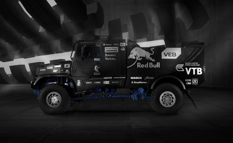 Racing Truck in Tunnel