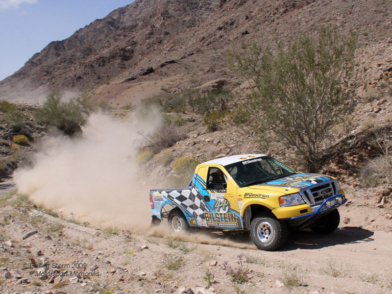 Racing Truck on Dirt