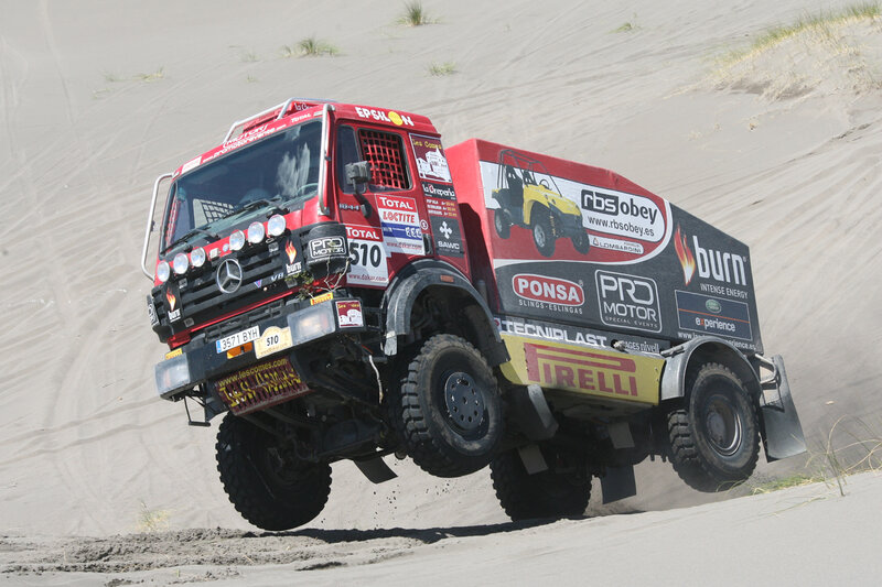Racing Truck on Sand