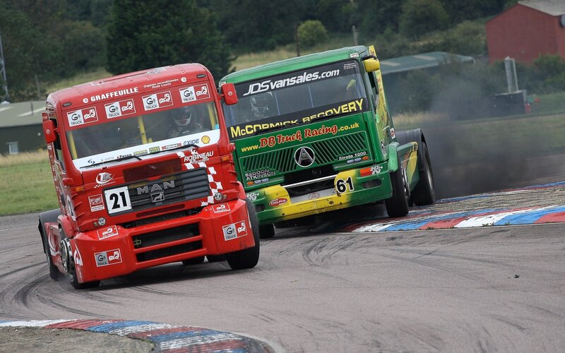 Racing Trucks on Track — Red