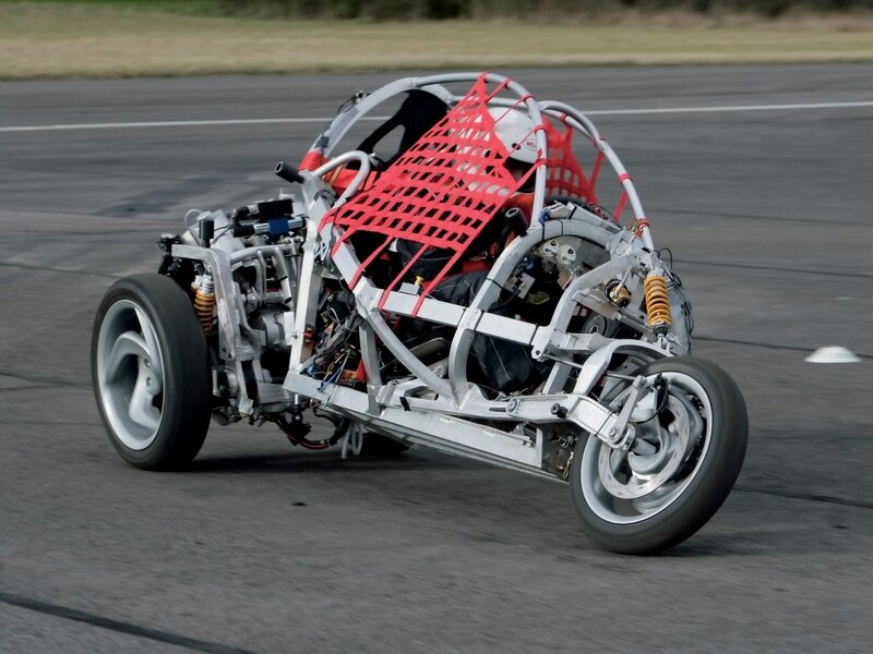 racing vehicle on track