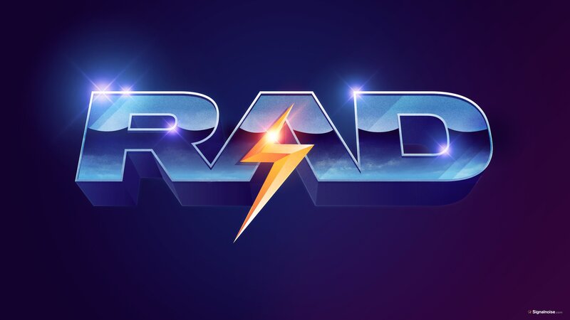 RAD Logo with Lightning Bolt