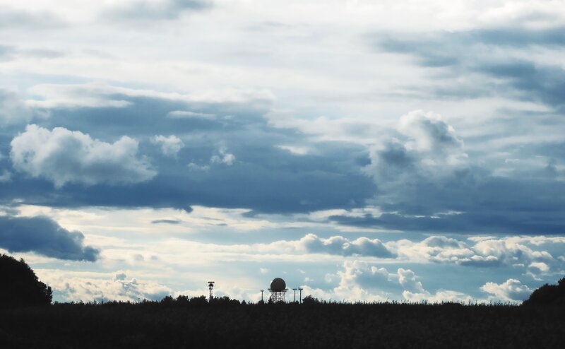 Radar Dome on Hill