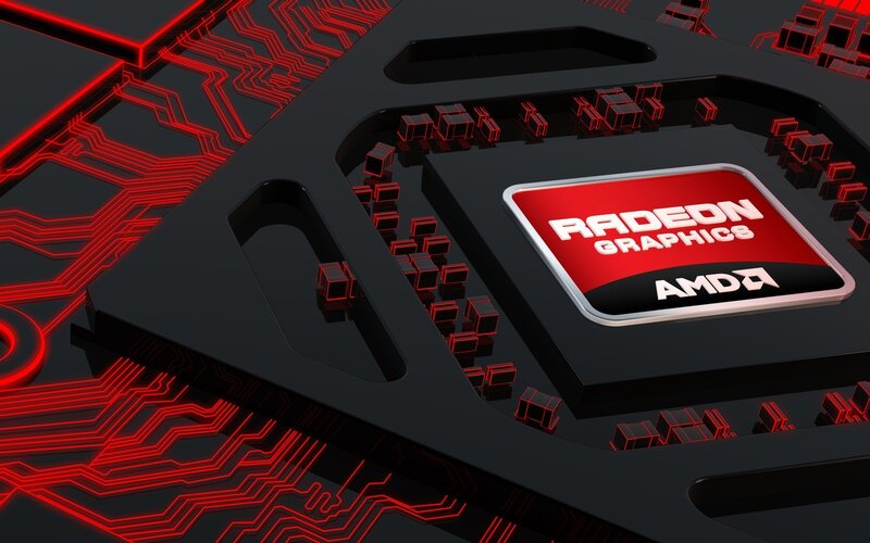 Radeon Graphics Chip — Black