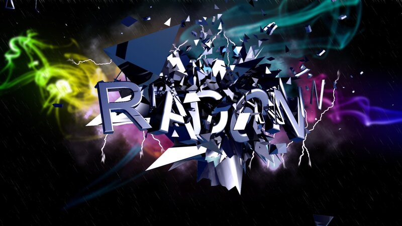 Radeon logo explosion