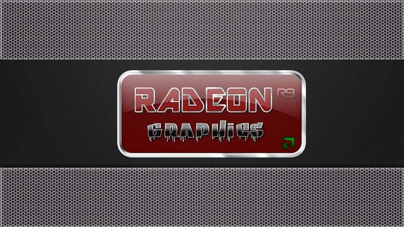 Radeon R9 Logo — Red