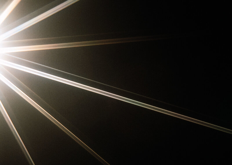 radiant light beams