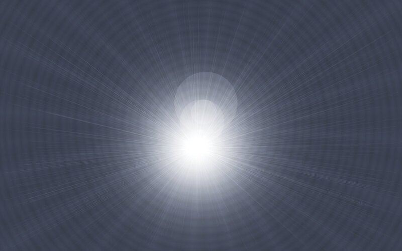 radiant light burst