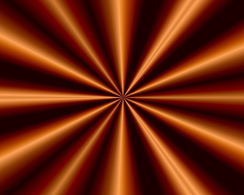 radiant orange burst