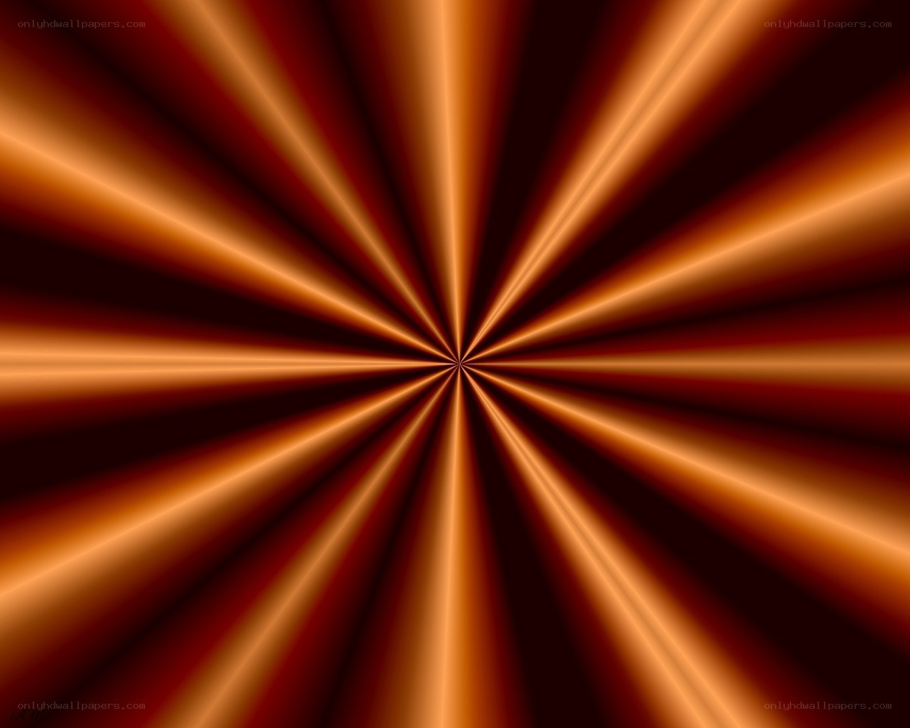 radiant orange burst