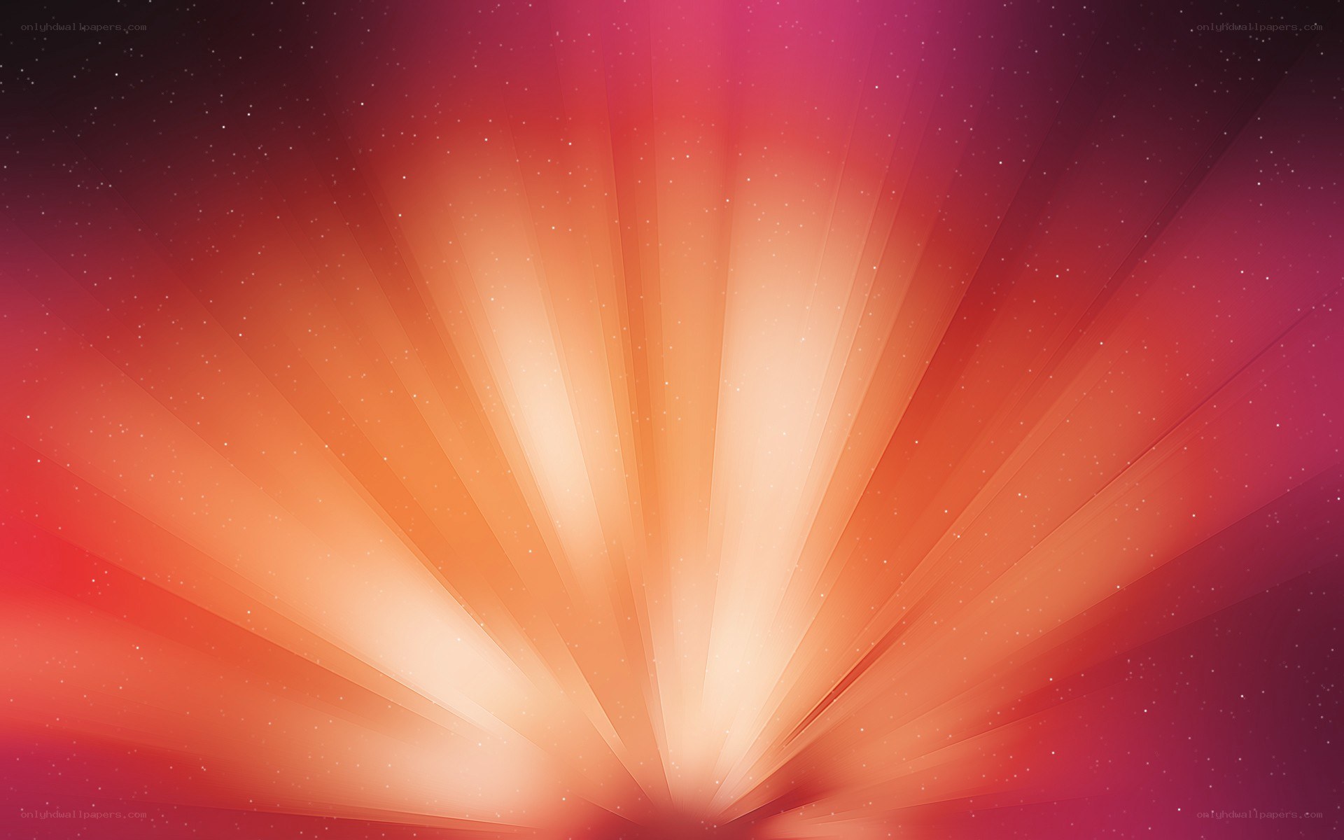 radiant red and orange burst