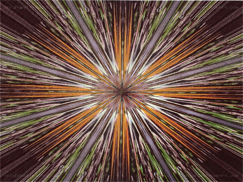 Radiant starburst pattern