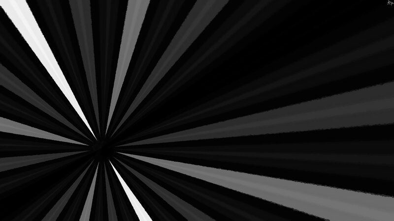 Radiating Black and White Lines