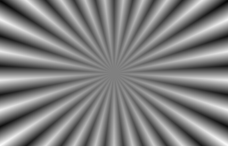 Radiating Gray Lines