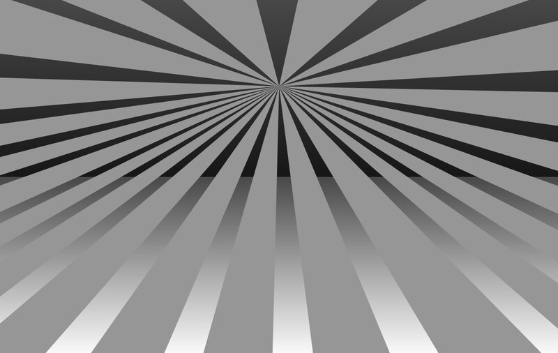 Radiating Gray Stripes