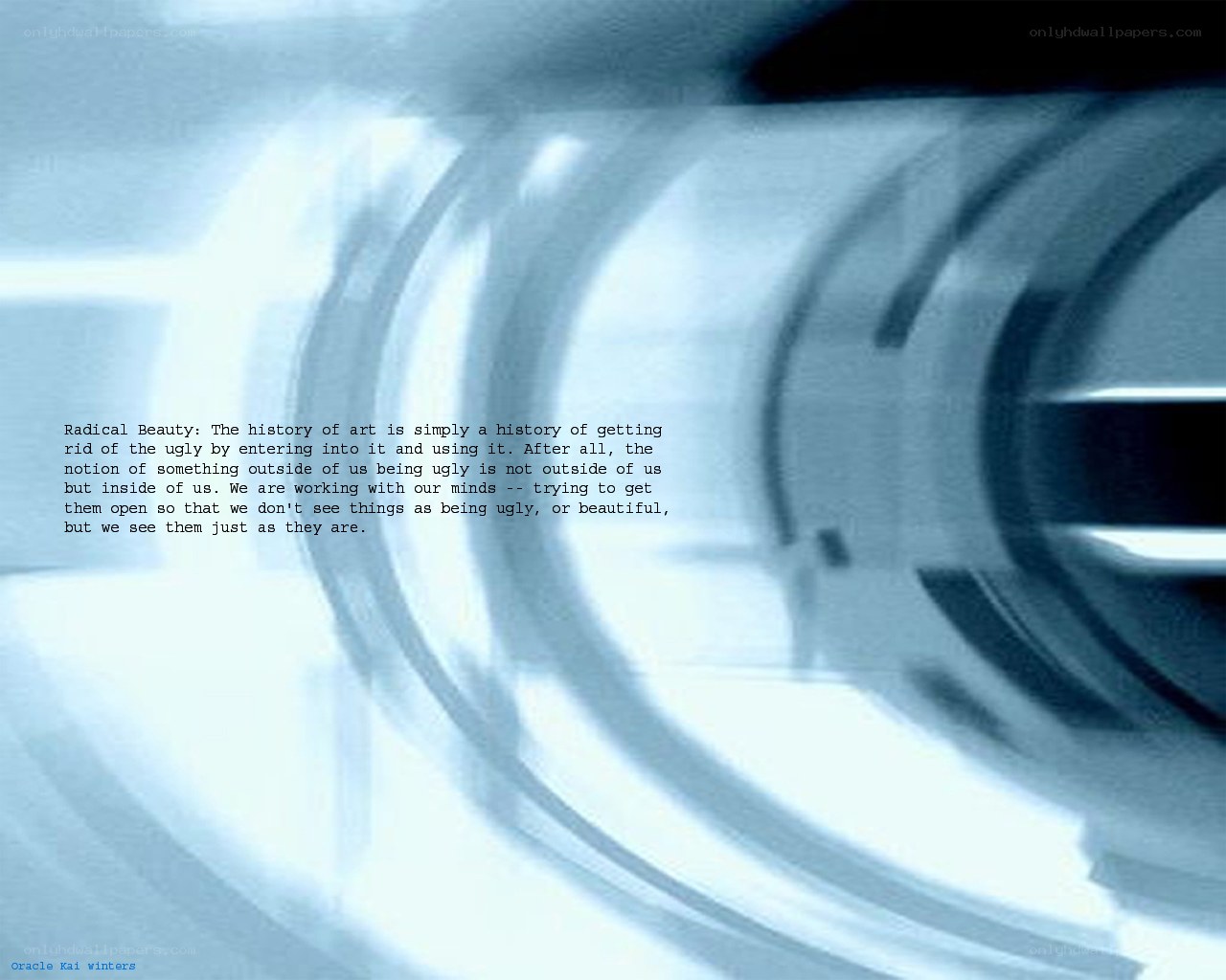 Radical Beauty text on abstract background