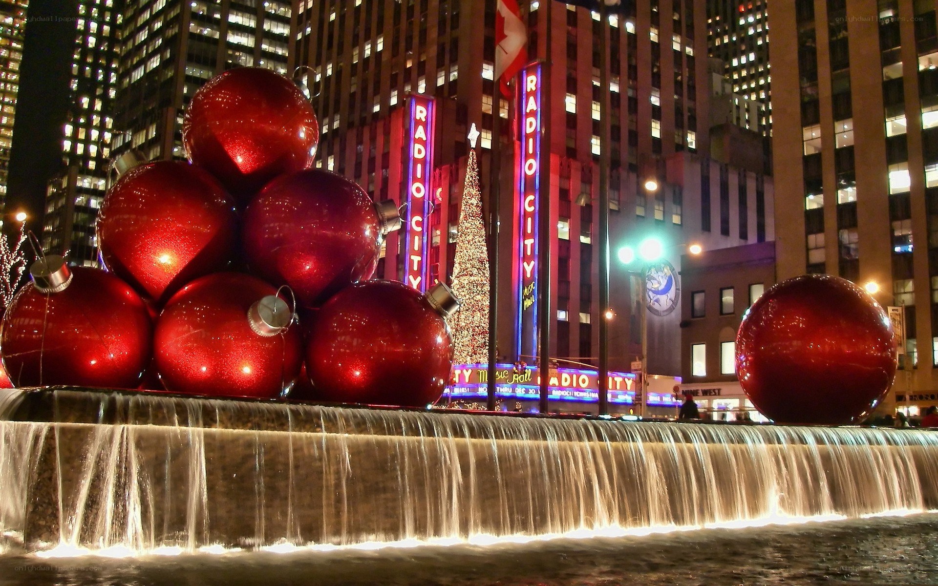 Radio City Christmas display