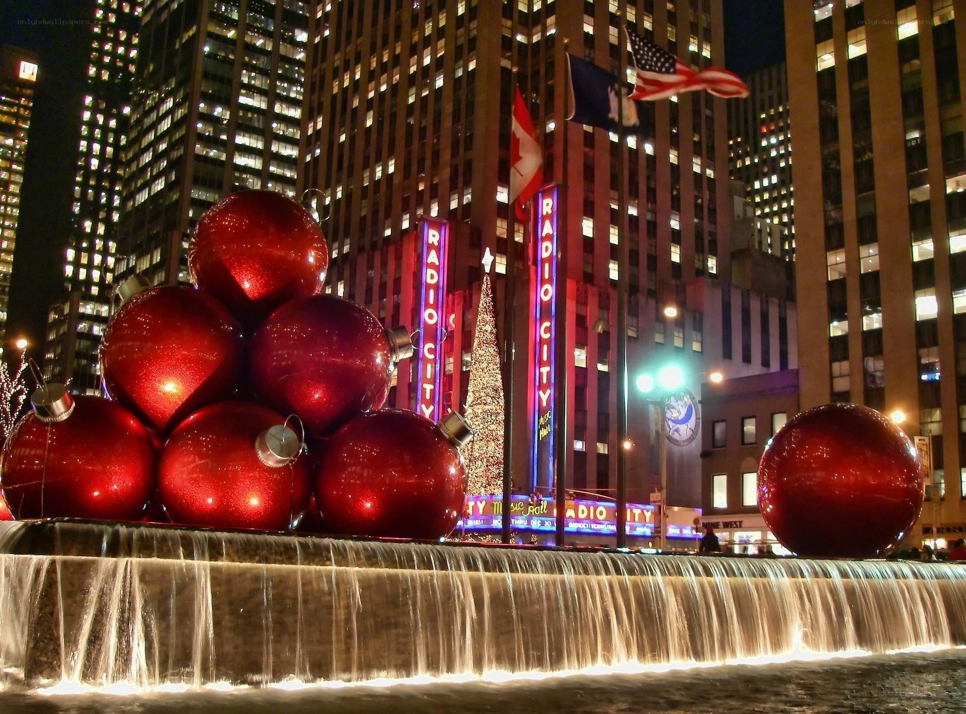 Radio City Christmas display