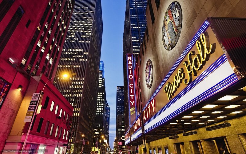 Radio City Music Hall — Blue