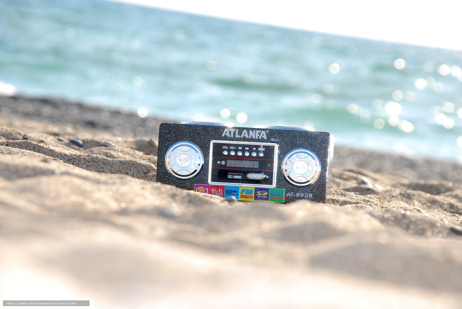 Radio on the beach