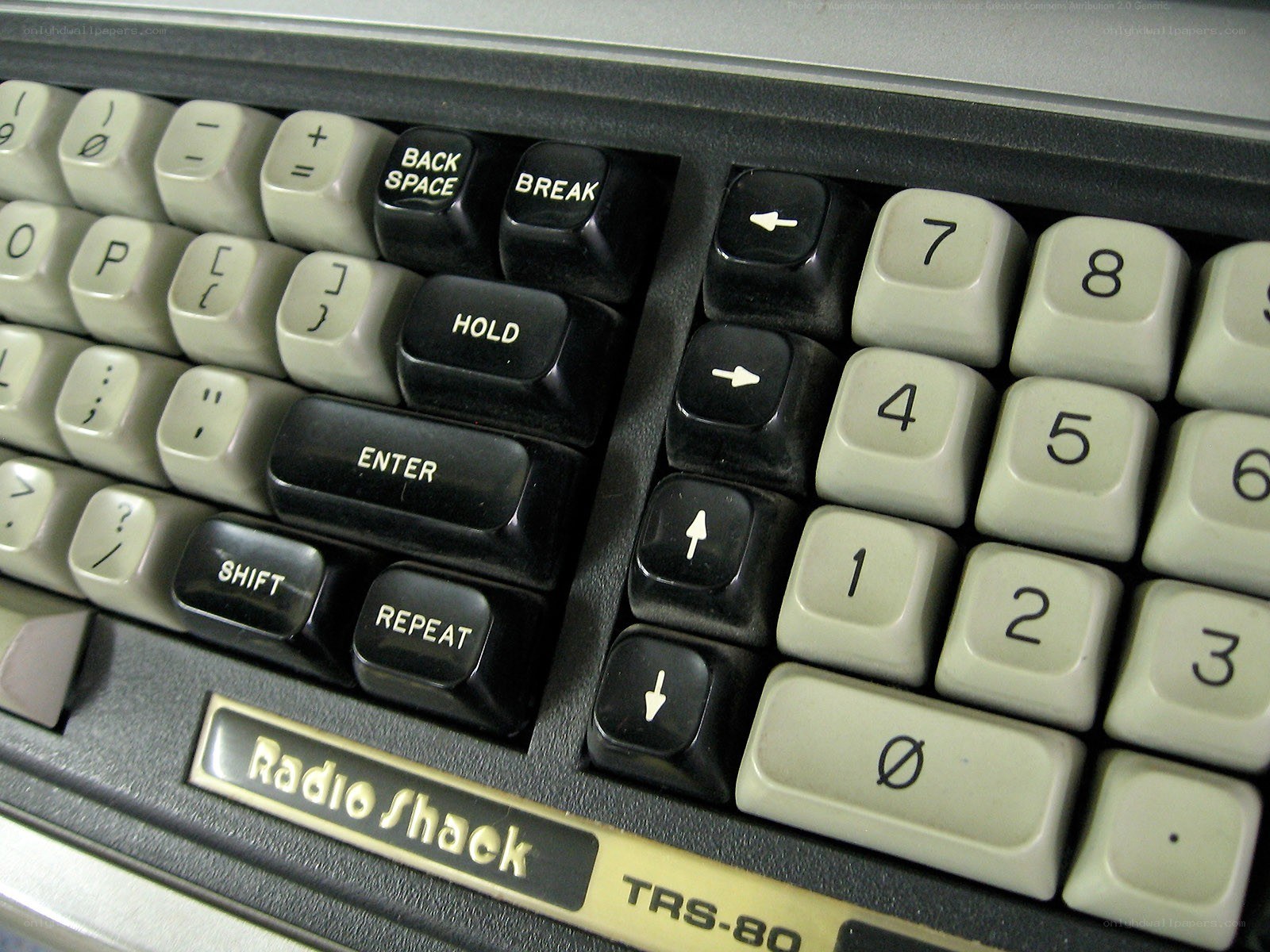 Radio Shack TRS-80 keyboard