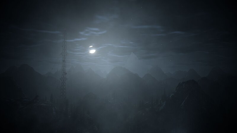 Radio Tower in Mountains