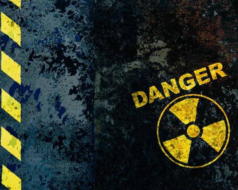 radioactive danger warning