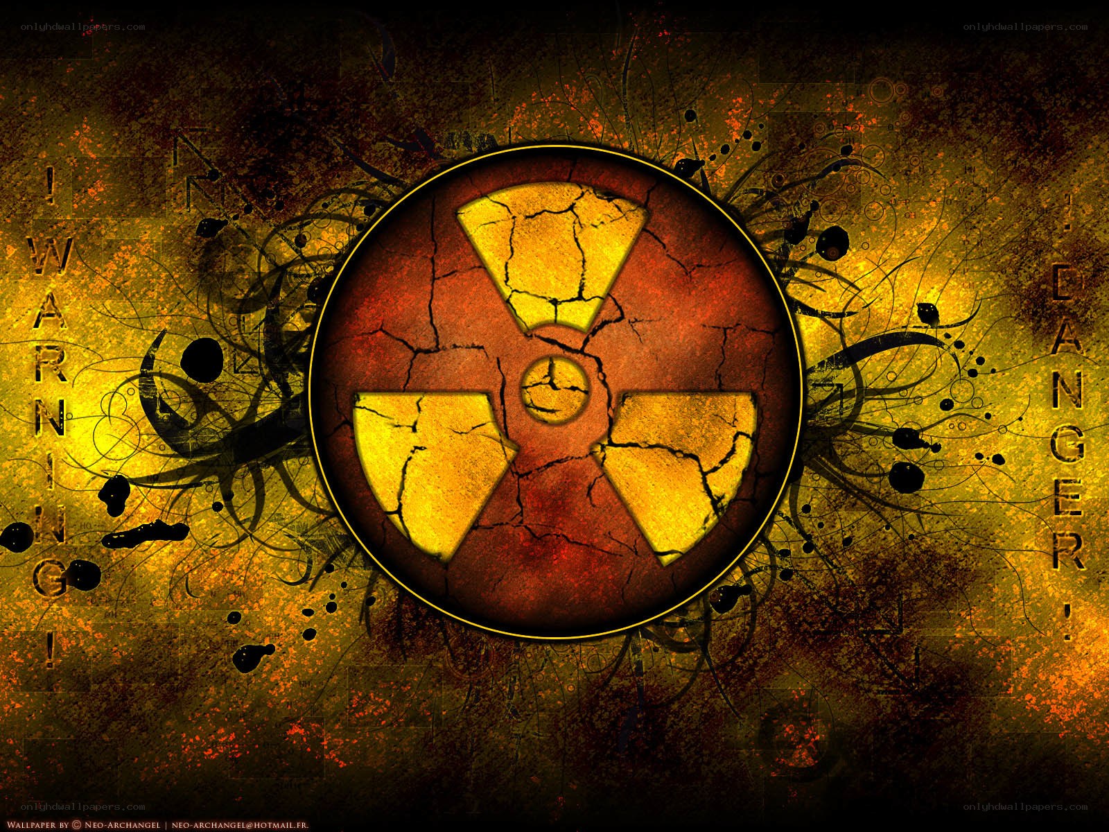 Radioactive danger warning