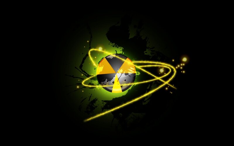 radioactive earth symbol
