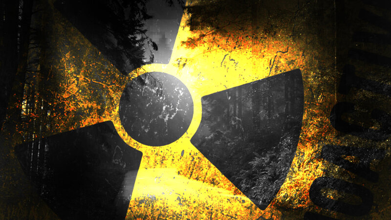 radioactive hazard symbol