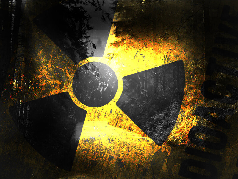 radioactive hazard symbol