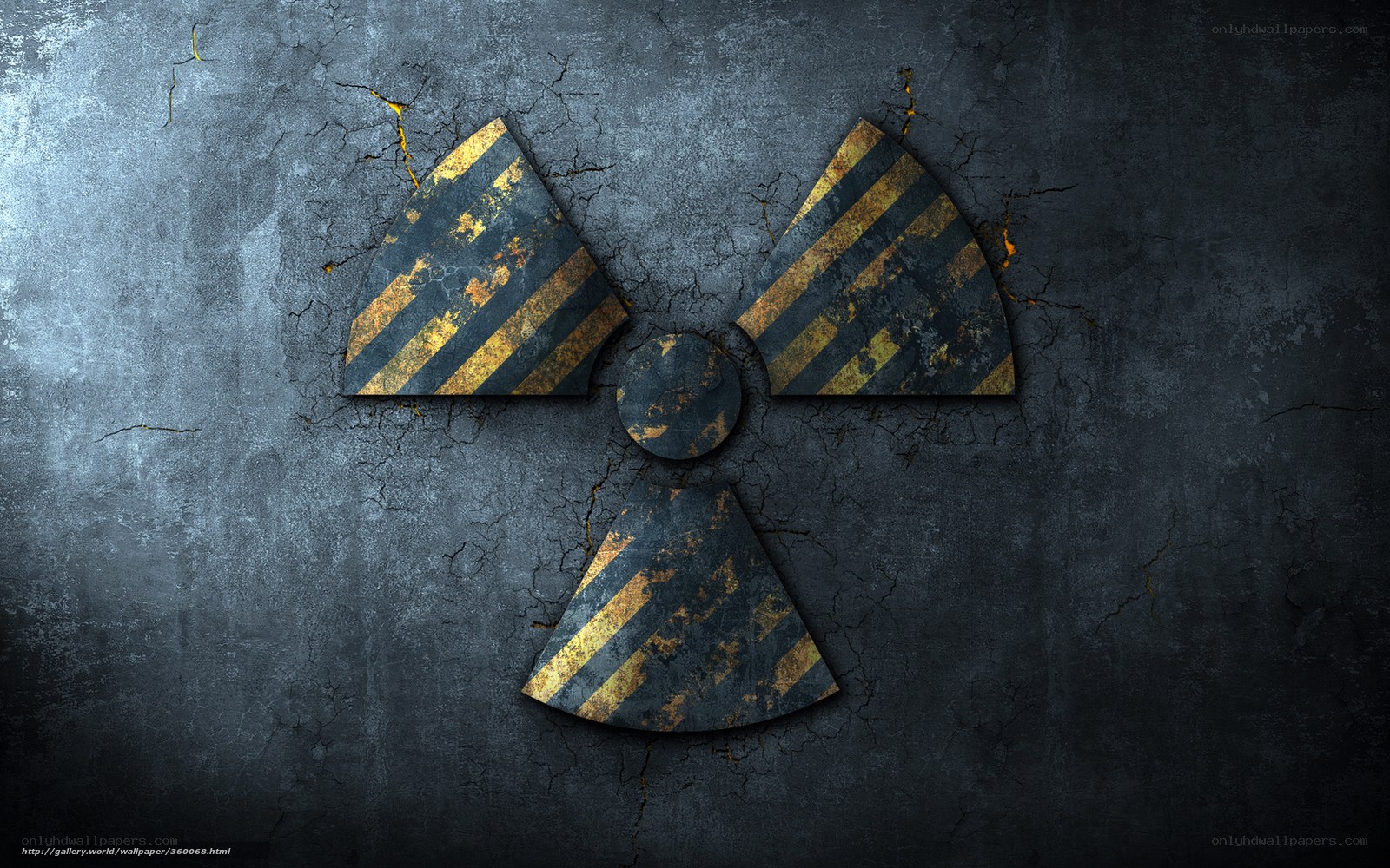 radioactive hazard symbol