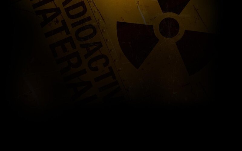 radioactive material warning sign